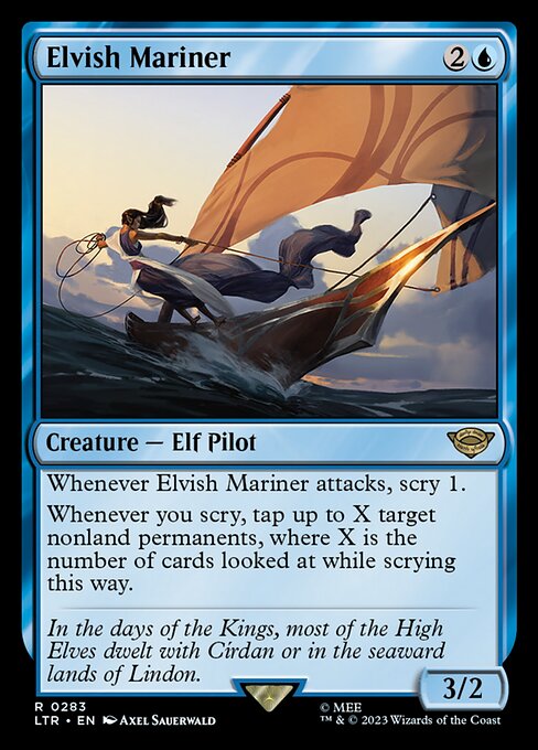 Elvish Mariner (283) (Foil) - The Lord of the Rings: Tales of Middle-earth - Game On