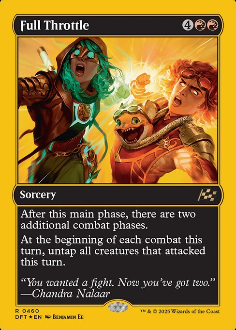 Full Throttle (460) (Foil) - Aetherdrift - Game On