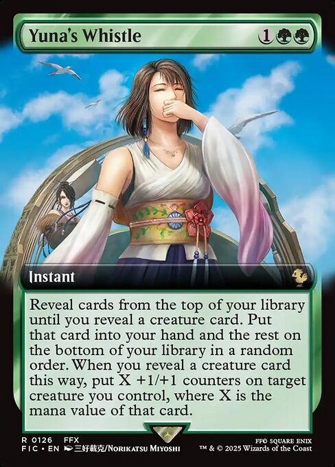 Yuna's Whistle (126) - EXTENDED ART (Foil) - Final Fantasy Commander - Game On