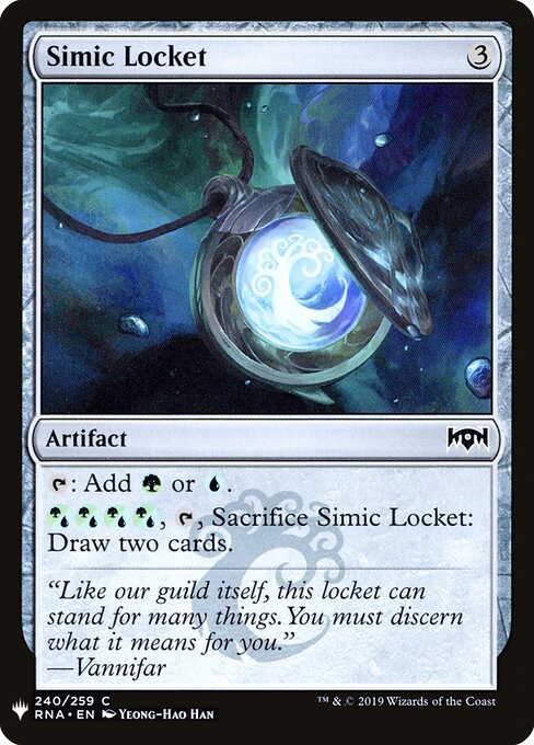 Simic Locket (RNA-240) - The List - Game On