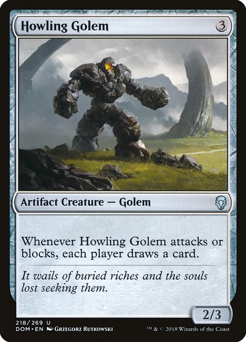 Howling Golem (218) (Foil) - Dominaria - Game On