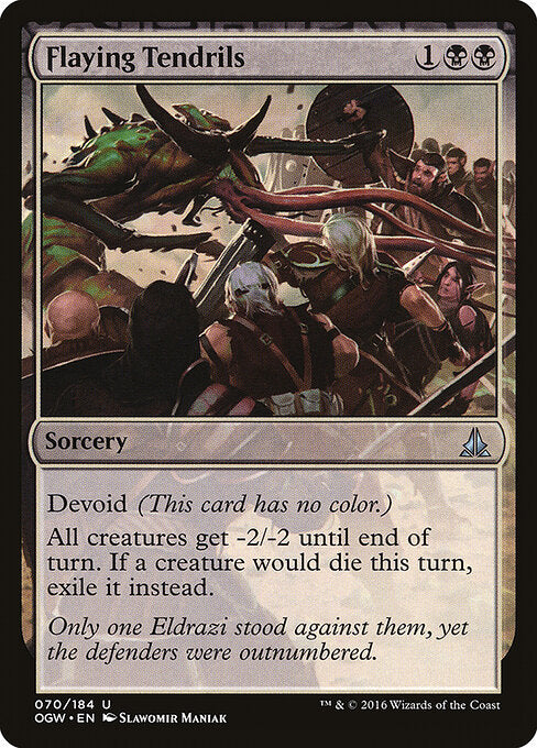 Flaying Tendrils (70) (Foil) - Oath of the Gatewatch - Game On