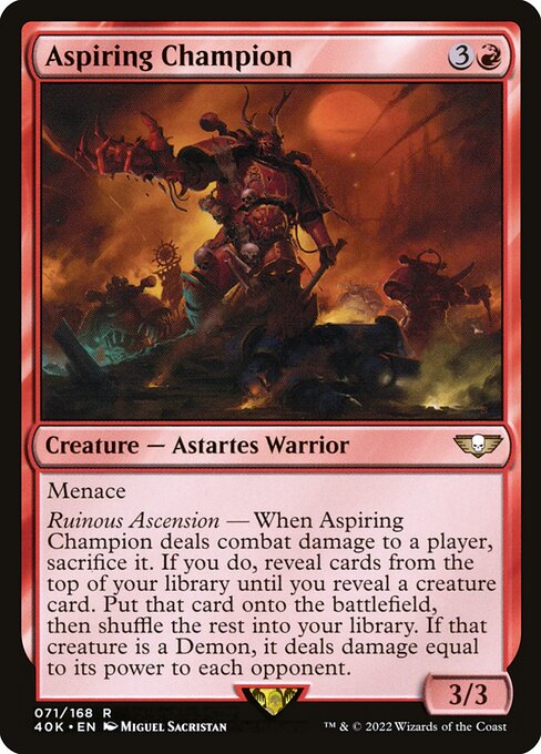 Aspiring Champion (71) - Warhammer 40,000 Commander - Game On
