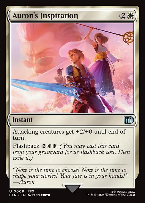 Auron's Inspiration (8) (Foil) - Final Fantasy - Game On