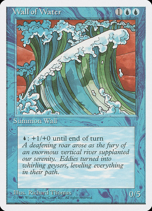 Wall of Water (114) - Fourth Edition - Game On
