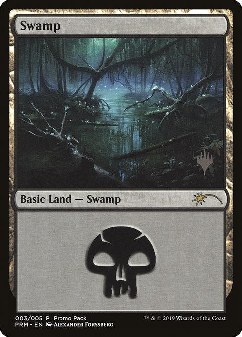 Swamp (3) (Foil) - M20 Promo Packs - Game On
