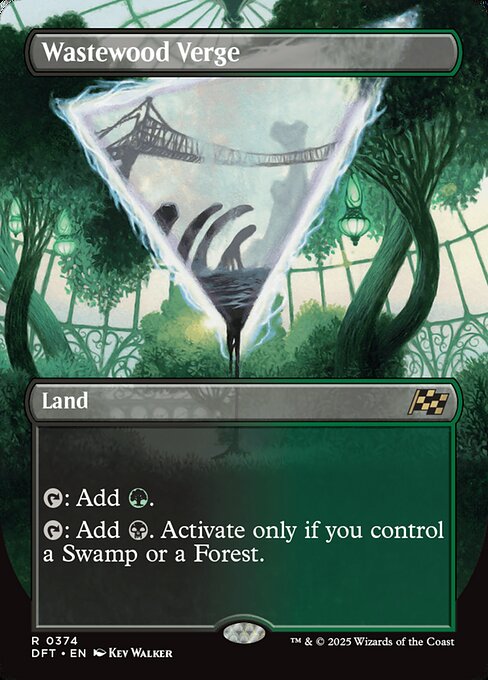 Wastewood Verge (374) - BORDERLESS (Foil) - Aetherdrift - Game On