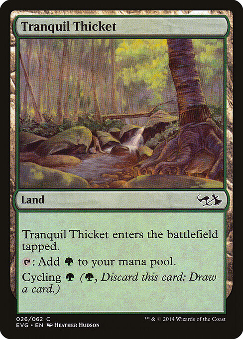 Tranquil Thicket (26) - Duel Decks Anthology: Elves vs. Goblins - Game On