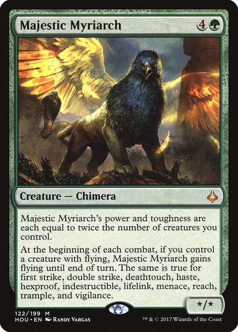 Majestic Myriarch (122) (Foil) - Hour of Devastation - Game On