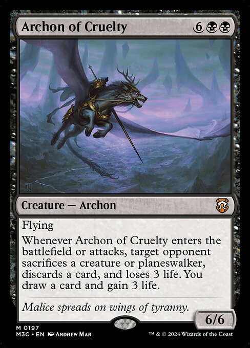 Archon of Cruelty (197) - Modern Horizons 3 Commander - Game On
