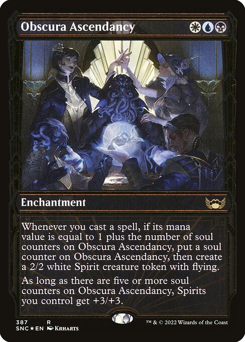 Obscura Ascendancy (387) - SHOWCASE (Foil) - Streets of New Capenna - Game On