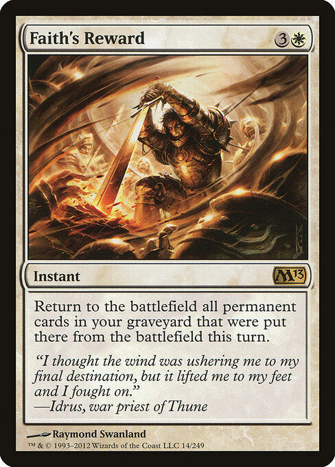 Faith's Reward (14) - Magic 2013 - Game On
