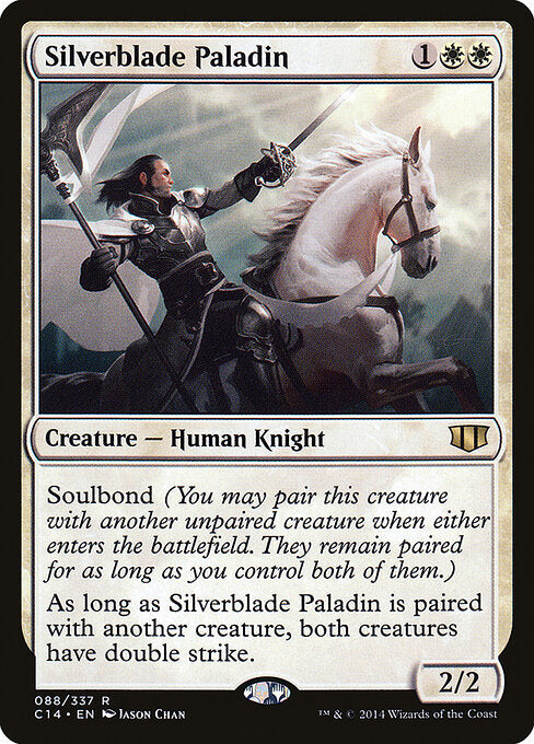 Silverblade Paladin (88) - Commander 2014 - Game On