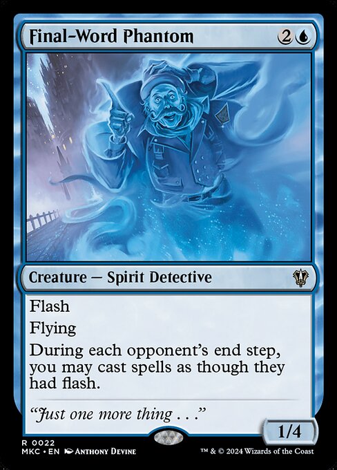 Final-Word Phantom (22) - Murders at Karlov Manor Commander - Game On