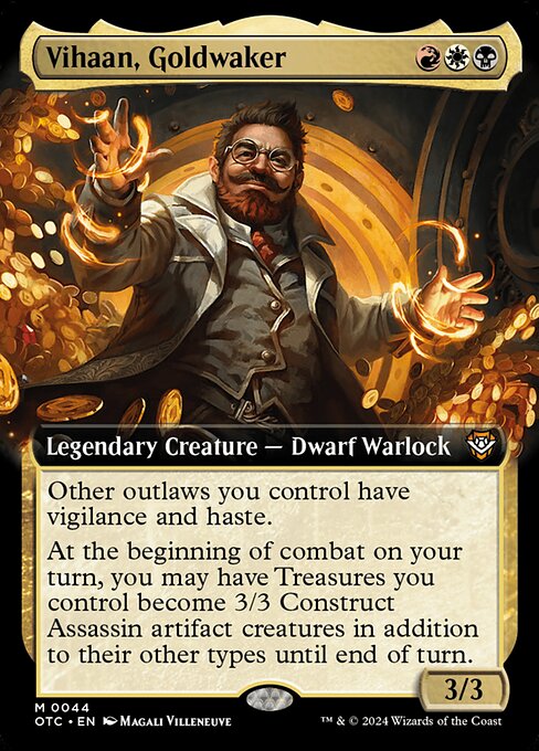 Vihaan, Goldwaker (44) - EXTENDED ART (Foil) - Outlaws of Thunder Junction Commander - Game On