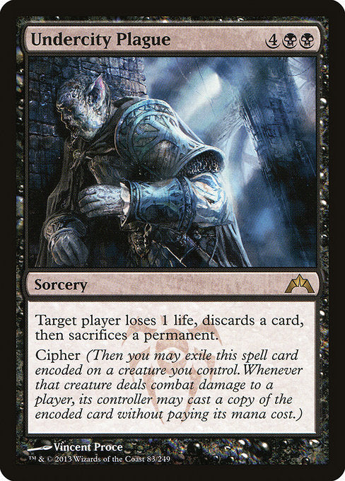 Undercity Plague (83) (Foil) - Gatecrash - Game On