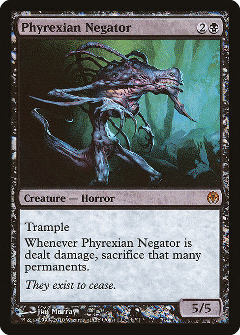 Phyrexian Negator (1) (Foil) - Duel Decks: Phyrexia vs. the Coalition - Game On
