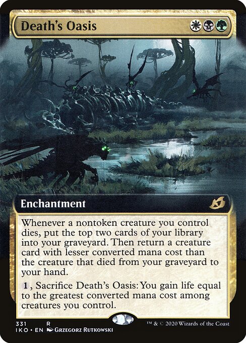 Death's Oasis (331) - EXTENDED ART (Foil) - Ikoria: Lair of Behemoths - Game On