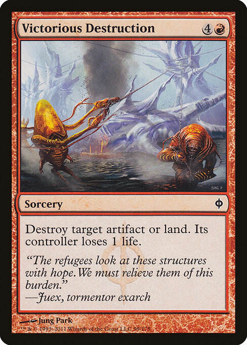 Victorious Destruction (99) (Foil) - New Phyrexia - Game On