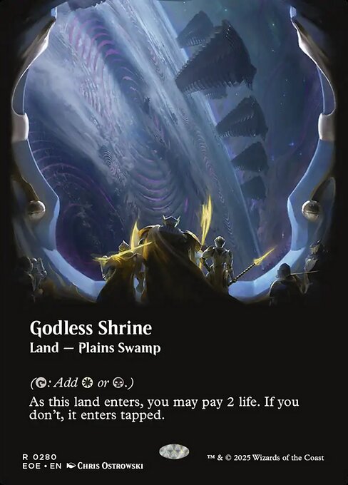shrine mtg cards Godless Shrine (280) - EXTENDED ART
