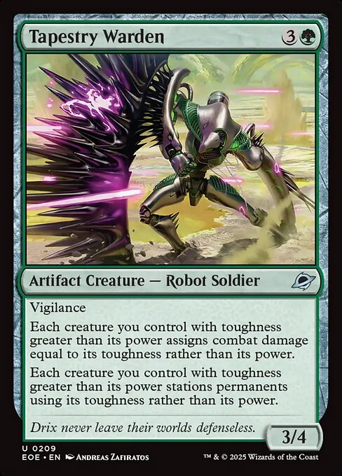 Tapestry Warden (209) (Foil) - Edge of Eternities - Game On