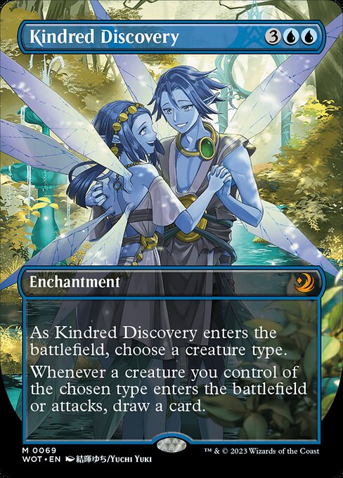 Kindred Discovery (69) - BORDERLESS - FULL ART - Wilds of Eldraine: Enchanting Tales - Game On