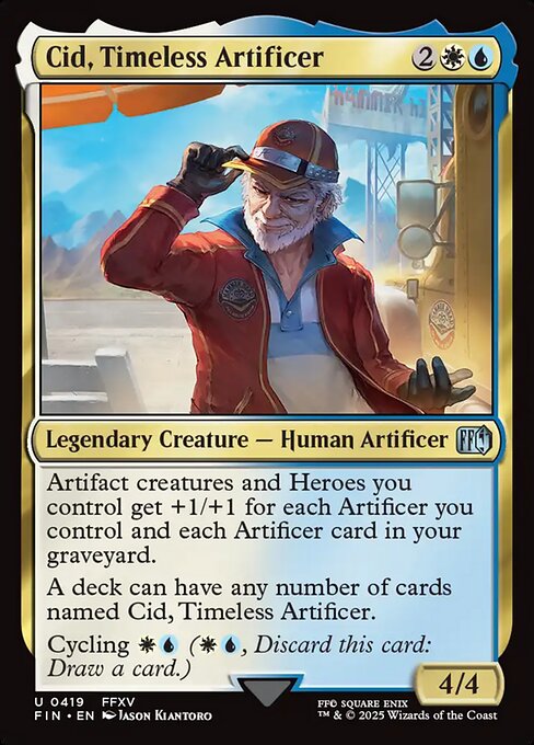 Cid, Timeless Artificer (419) (Foil) - Final Fantasy - Game On