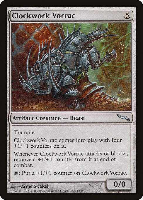 Clockwork Vorrac (156) (Foil) - Mirrodin - Game On