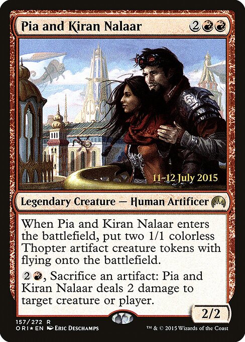 Pia and Kiran Nalaar (157s) (Foil) - Magic Origins Promos - Game On