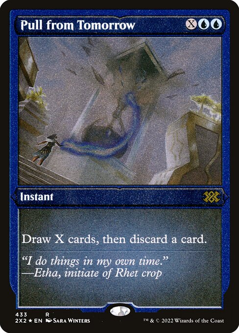 Pull from Tomorrow (433) (Etched) - Double Masters 2022 - Game On