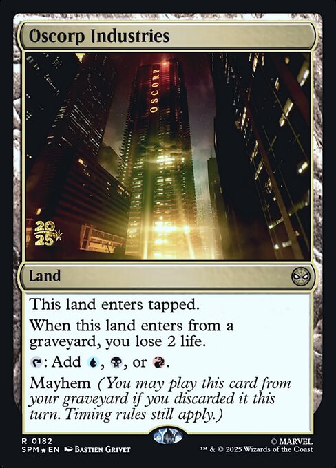 Oscorp Industries (182s) (Foil) - Marvel's Spider-Man Promos - Game On
