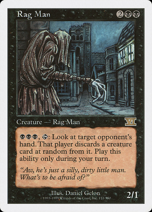 Rag Man (151) - Classic Sixth Edition - Game On