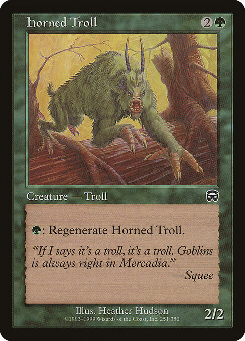 Horned Troll (251) - Mercadian Masques - Game On