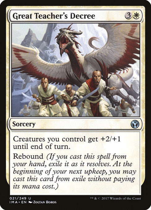 Great Teacher's Decree (21) - Iconic Masters - Game On