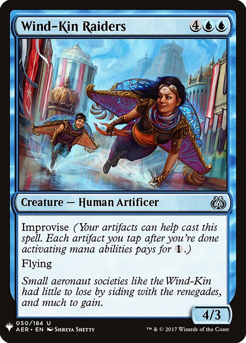 Wind-Kin Raiders (AER-50) - The List - Game On