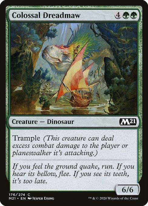 Colossal Dreadmaw (176) (Foil) - Core Set 2021 - Game On
