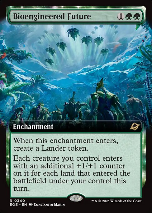 Bioengineered Future (340) - EXTENDED ART (Foil) - Edge of Eternities - Game On