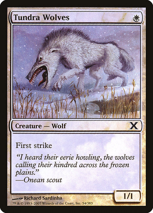 Tundra Wolves (54★) - Tenth Edition - Game On