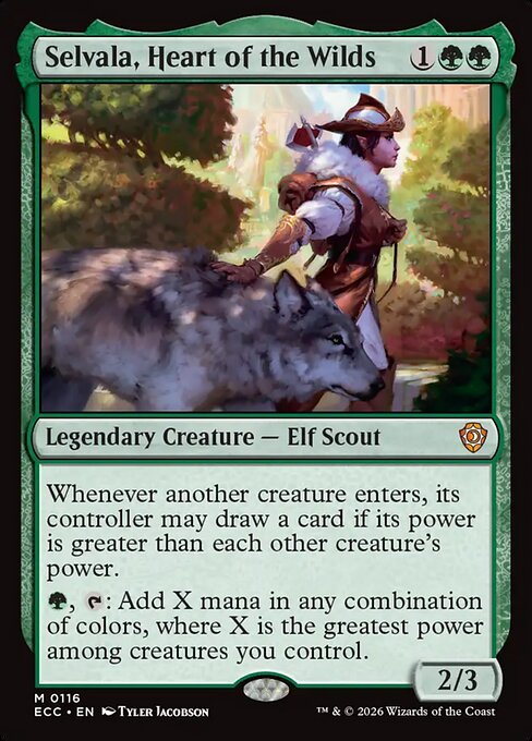 Selvala, Heart of the Wilds (116) - Lorwyn Eclipsed Commander - Game On