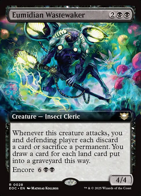 Eumidian Wastewaker (28) - EXTENDED ART - Edge of Eternities Commander - Game On