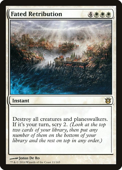 Fated Retribution (11) (Foil) - Born of the Gods - Game On