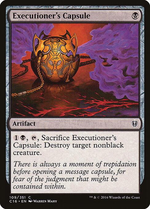 Executioner's Capsule (109) - Commander 2016 - Game On