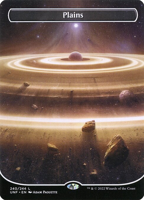 Plains (240) - BORDERLESS - FULL ART (Foil) - Unfinity - Game On