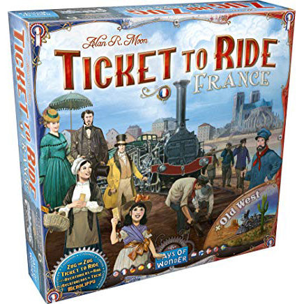 Ticket to Ride France & Old West Map 6 - Family - Asmodee - Game On