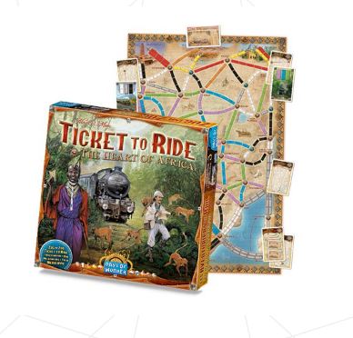 Ticket to Ride Africa Map 3 - Family - Asmodee - Game On