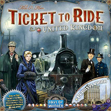 Ticket to Ride UK Map 5 - Family - Asmodee - Game On