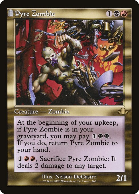Pyre Zombie (362) - Dominaria Remastered - Game On