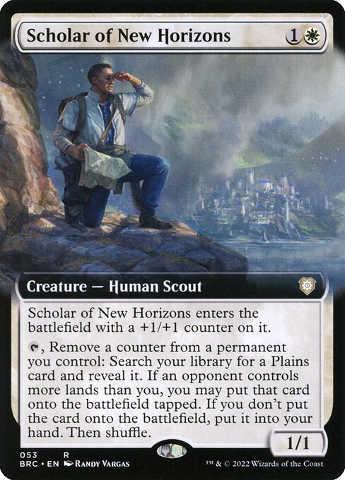 Scholar of New Horizons (53) - EXTENDED ART - The Brothers' War Commander - Game On