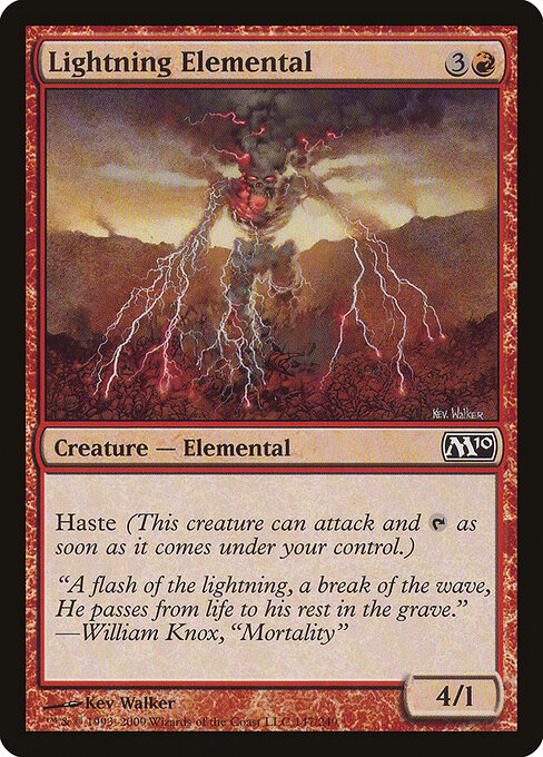 Lightning Elemental (147) - Magic 2010 - Game On