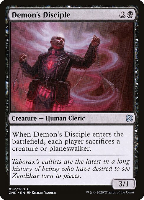 Demon's Disciple (97) (Foil) - Zendikar Rising - Game On